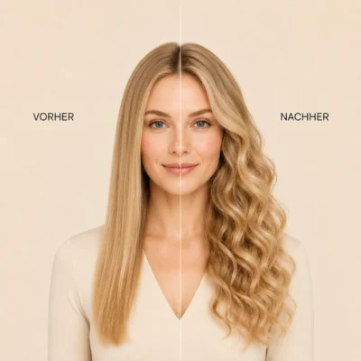 Lockenband ohne Hitze – 5-teiliges Satin-Set Rosa