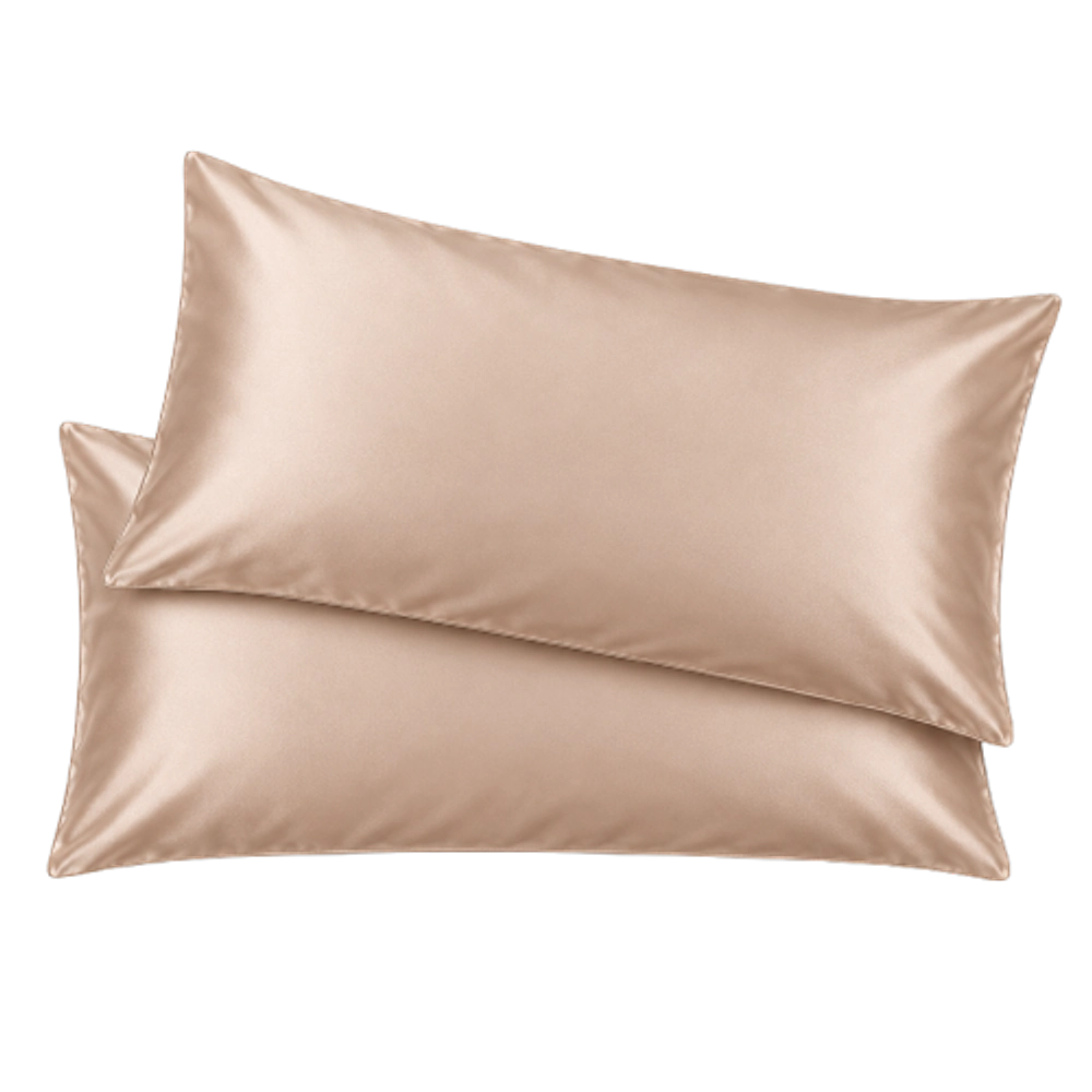 Kühlender Kissenbezug 40×80 – Champagner, 2er-Set