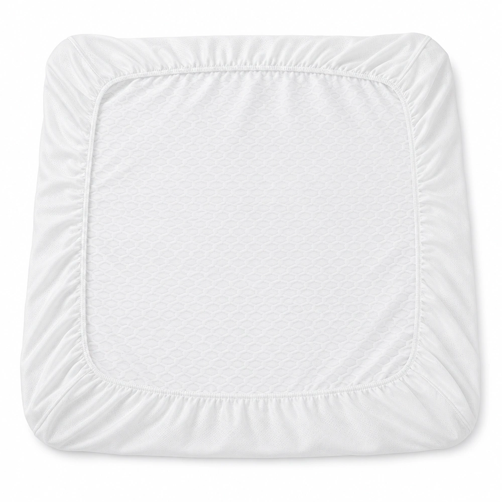 Kühlendes Spannbettlaken Weiß – atmungsaktiv, Rundumgummi, bis 30 cm Matratzenhöhe, 90–180 × 200 cm – Bild 10