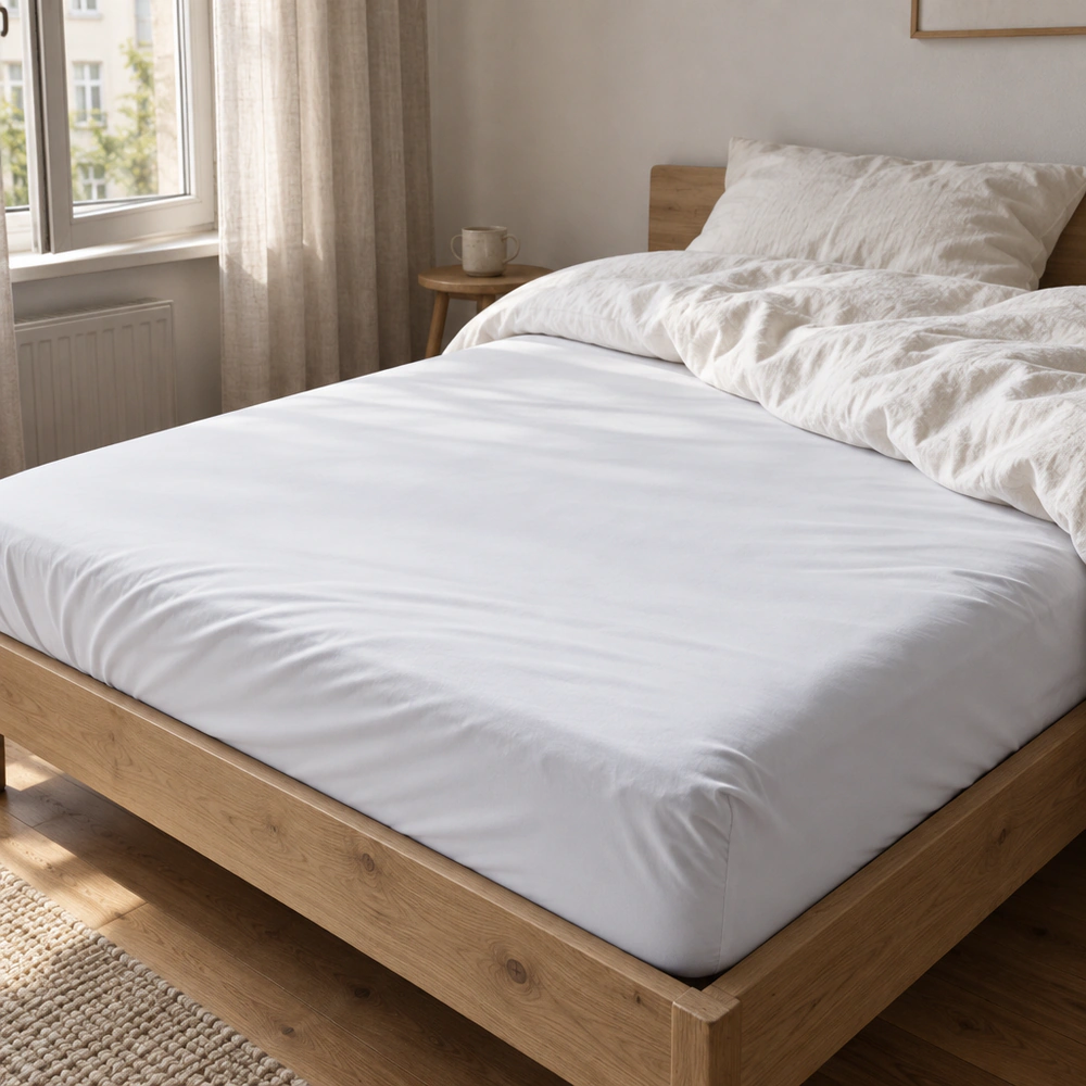 Tencel Spannbettlaken, atmungsaktiv & weich, 200 g/m², 90x200–200x200 cm – Bild 4