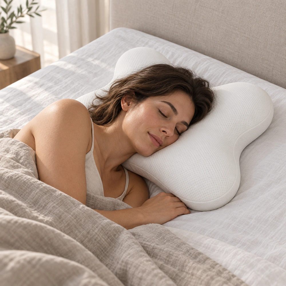 Ergonomisches Schmetterlingskissen