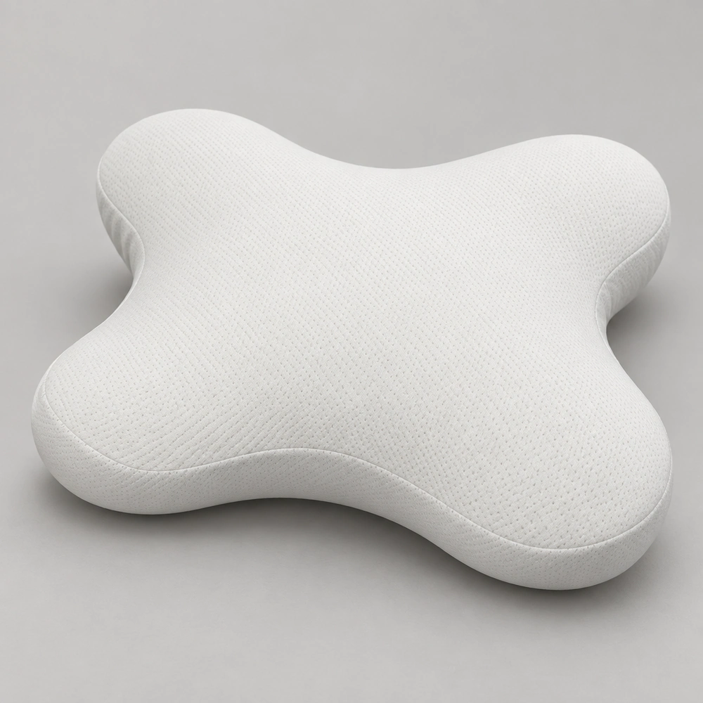 Ergonomisches Schmetterlingskissen 40 × 36 cm – VISCO-Schaum, waschbarer Aloe-Vera-Bezug – Bild 3