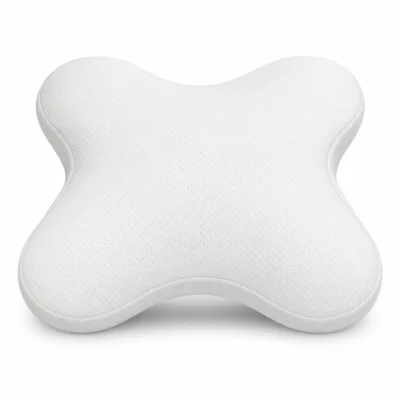 Ergonomisches Schmetterlingskissen 40 × 36 cm – VISCO-Schaum, waschbarer Aloe-Vera-Bezug